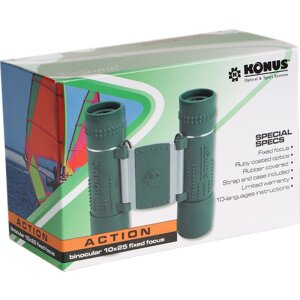 Dalekohled Konus Action 10x25 Fix Focus Green