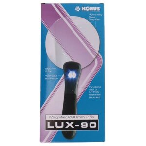 Kuželová lupa Lux-90 2,5x LED osvětlení