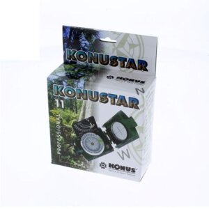 Kompas Konus Konustar-11 Military Green Rugged Outdoor Orientation