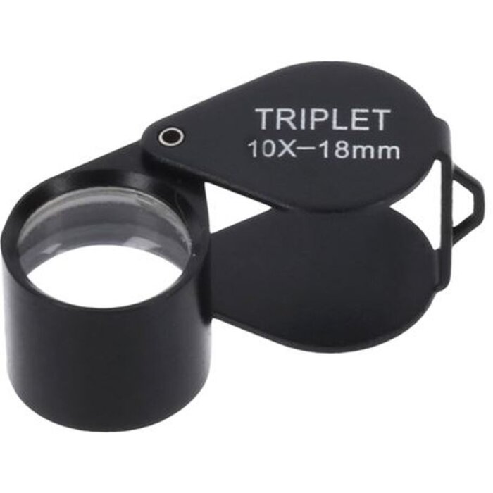 Skládací lupa Byomic Triplet BYO-IT1018 10x18mm - Přesné zvětšení