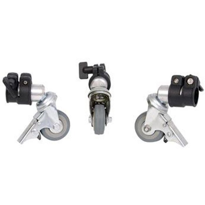 Falcon Eyes otočná kolečka PCA-25M 3 ks pro stativy lamp 25 mm
