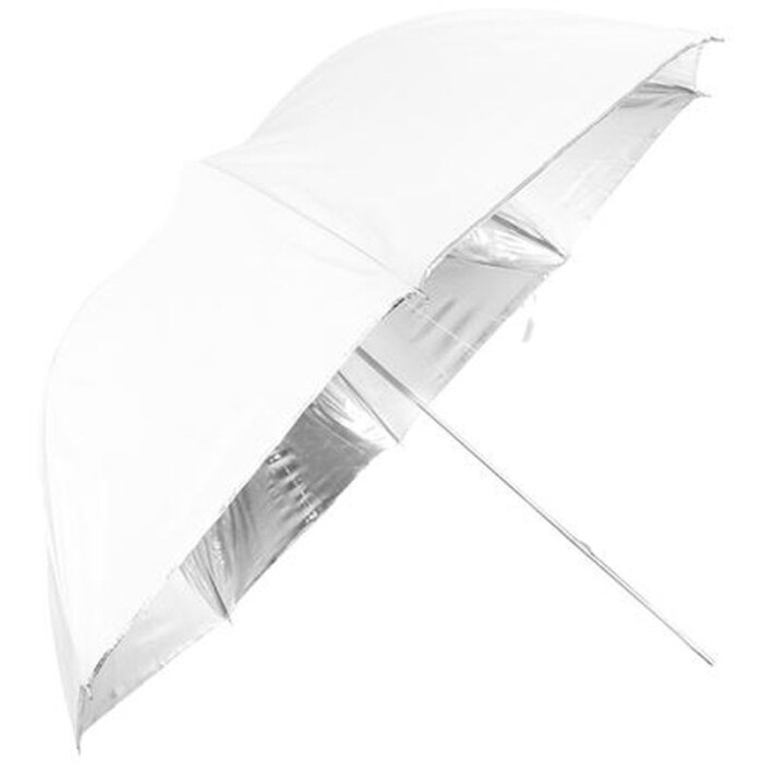 Falcon Eyes reflexní deštník UR-32S stříbrno-bílý 80 cm