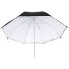 Deštník Linkstar Reflex PUK-84WB bílo-černý 100 cm (oboustranný)