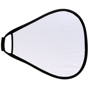 StudioKing Reflektor CRGSW60 Stříbrnobílý s rukojetí 60 cm