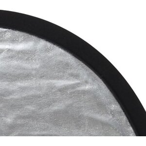 StudioKing Reflektor CRGSW60 Stříbrnobílý s rukojetí 60 cm