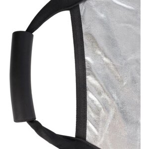 StudioKing Reflektor CRGSW60 Stříbrnobílý s rukojetí 60 cm