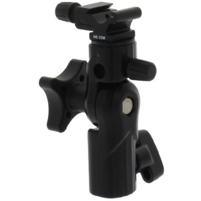 Falcon Eyes CLD-14 Tilting Bracket hot shoe mount 1/4" thread spigot stativ