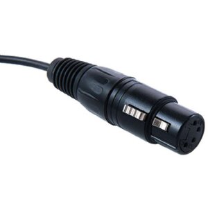 Rolux 4-pólová zástrčka XLR s D-koncovkou RL-C3