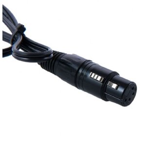 Rolux 4-pólová zástrčka XLR s D-koncovkou RL-C3