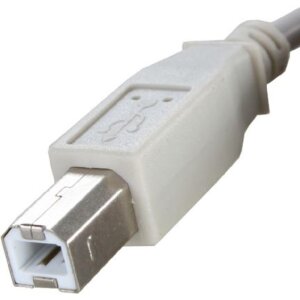 Standardní kabel USB 2.0 5 m A-male na B-male šedý