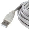 Standardní kabel USB 2.0 5 m A-male na B-male šedý