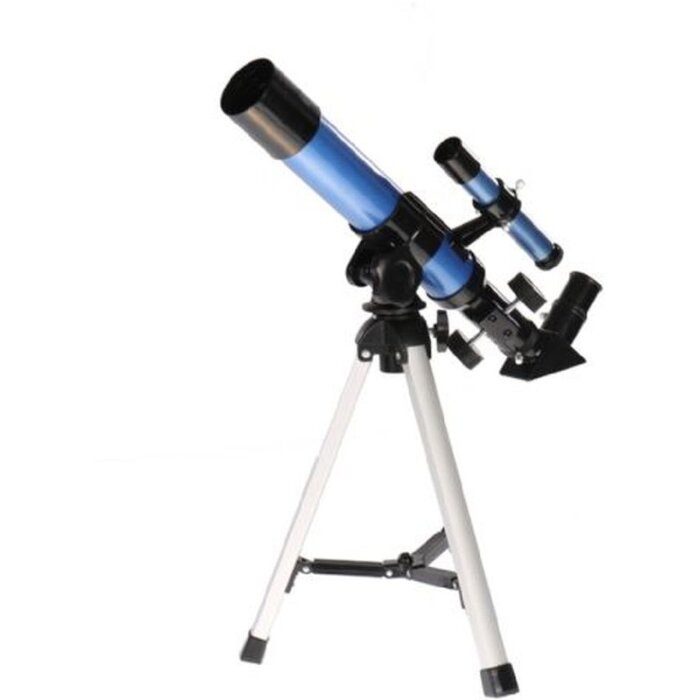Dalekohled Byomic Junior 40-400x Astronomie pro začátečníky Modrý se stativem