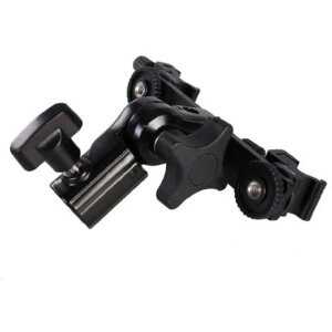 Falcon Eyes CLD-14A Twin Mount Tilting Bracket se 2 hot shoe adaptéry HS-20M