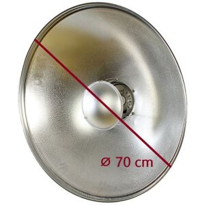 StudioKing Beauty Dish SK-BD700 Silver 70 cm s...