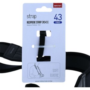 Matin nosný popruh de Luxe rovný neopren 43 mm M-6753H