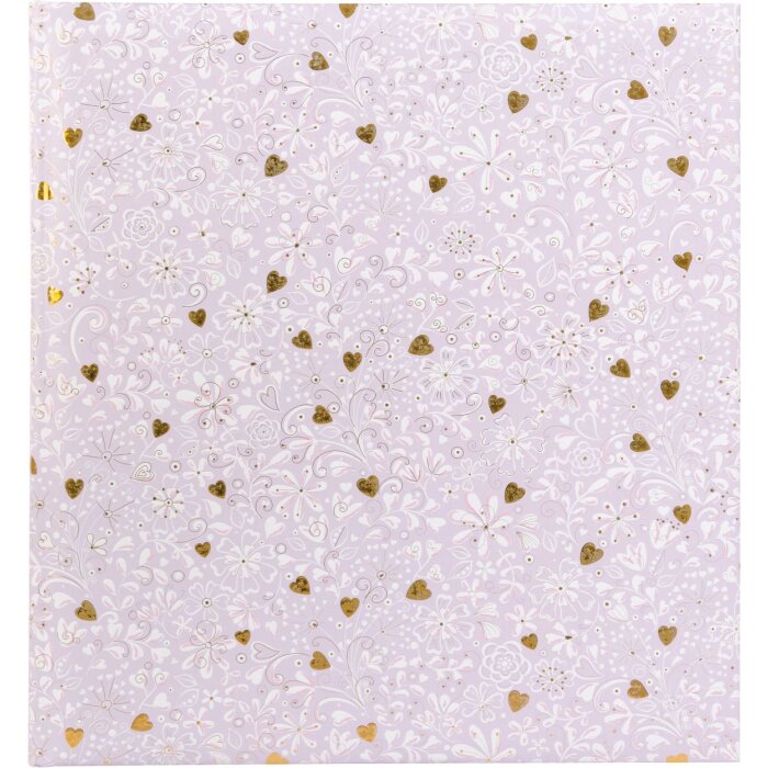 Goldbuch fotoalbum Finamente lilac 30x31 cm 60 stran se skelným papírem