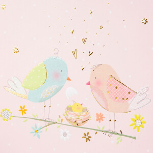 Goldbuch Dětský deník Loving Birds Girl 21x28 cm 44 stran Růžový