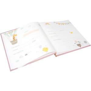 Goldbuch baby album Polly růžové 30x31 cm 60 bílých stran