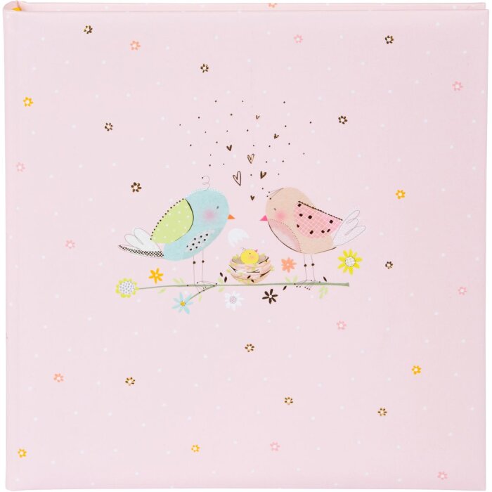Goldbuch baby album Loving Birds Girl 30x31 cm 60 bílých stran
