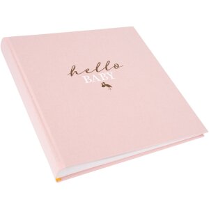 Goldbuch baby album hello.baby rosé 30x31 cm 60 bílých stran