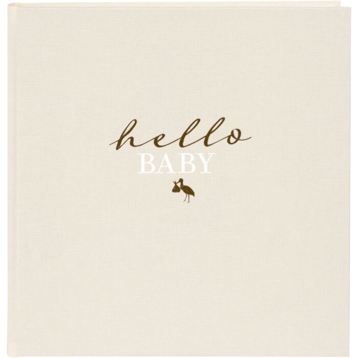 Goldbuch baby album hello.baby Beige 30x31 cm 60 bílých stran