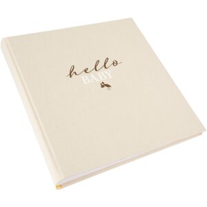Goldbuch baby album hello.baby Beige 30x31 cm 60 bílých stran