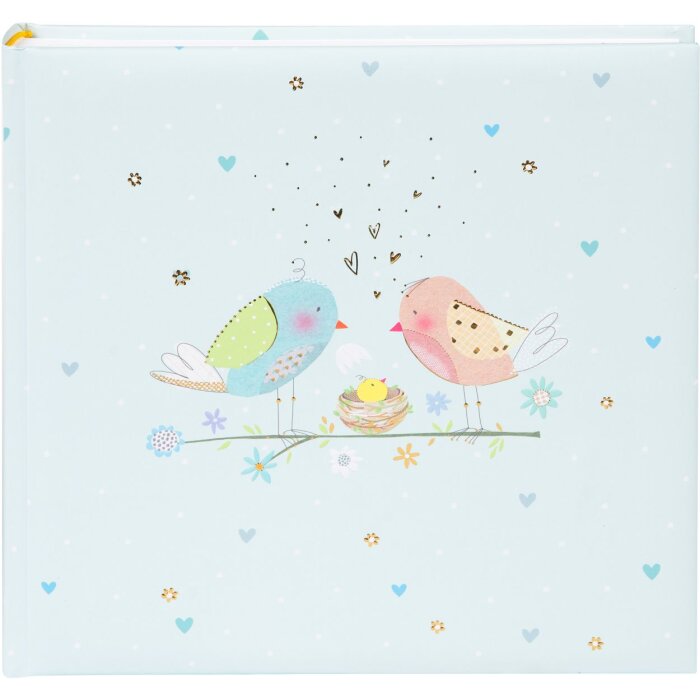 Goldbuch fotoalbum Loving Birds Boy 25x25 cm 60 bílých stran