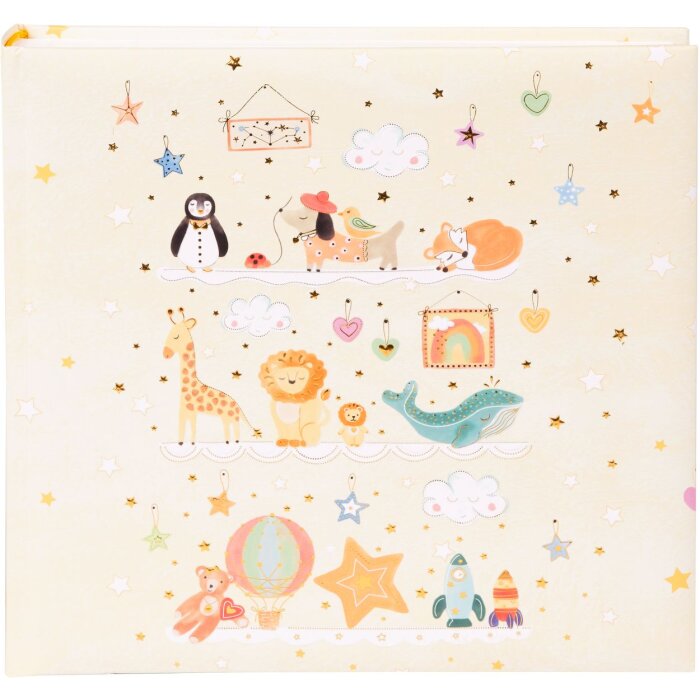 Goldbuch fotoalbum Toy Zoo 25x25 cm 60 bílých stran se skelným papírem