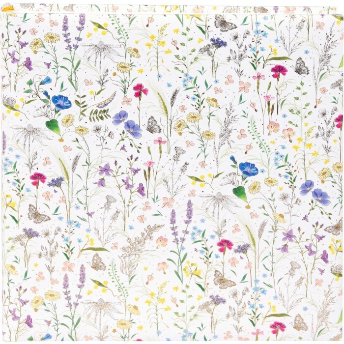 Goldbuch fotoalbum s motivem Summer Meadow white 30x31 cm 60 bílých stran