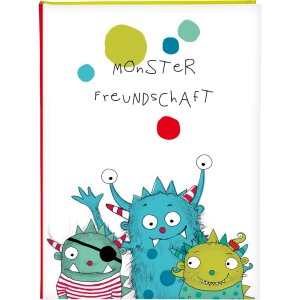 Goldbuch Kniha přátel Monster 15x21 cm, 88 stran