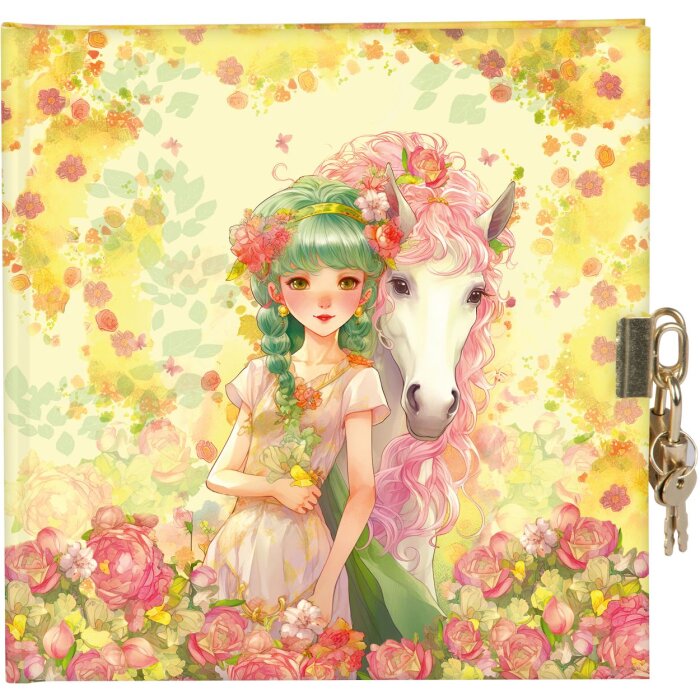 Goldbuch Denník Akira 16,5x16,5 cm - zámek, 96 stran