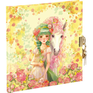 Goldbuch Denník Akira 16,5x16,5 cm - zámek, 96 stran