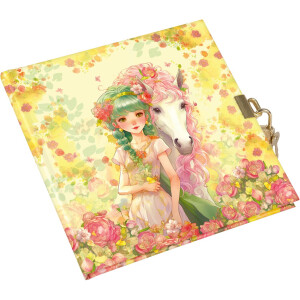 Goldbuch Denník Akira 16,5x16,5 cm - zámek, 96 stran