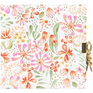 Goldbuch Denník s zámkem Pianta rossa...