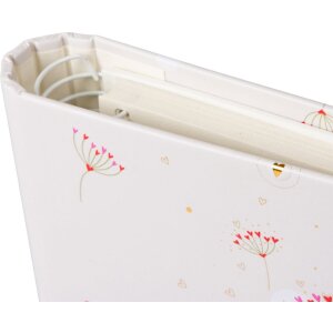 Goldbuch Fotokniha návštěv Zlaté srdce 29x23 cm 50 bílých stran