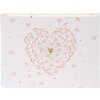 Goldbuch Fotokniha návštěv Zlaté srdce 29x23 cm 50 bílých stran