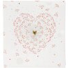Zlatá kniha Svatební kniha hostů Zlaté srdce 23x25 cm 176 stran
