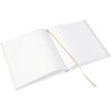 Zlatá kniha Svatební kniha hostů Zlaté srdce 23x25 cm 176 stran