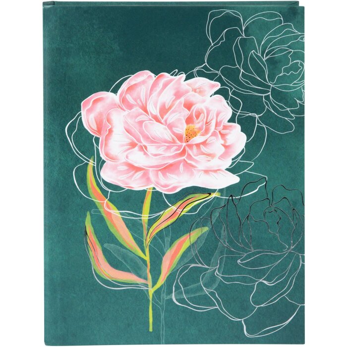 Goldbuch zápisník Peony 15x22 cm 200 stran prázdný DIN A5