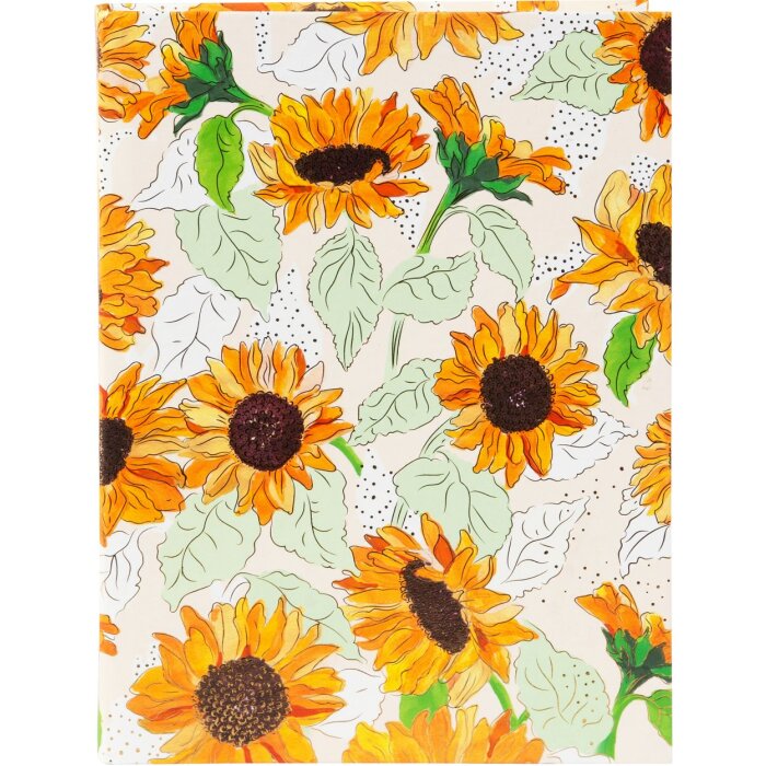 Goldbuch zápisník DIN A5 Sunflower bílý 15x22 cm 200 stran prázdný