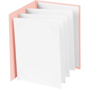 Goldbuch leporelo fotoalbum Bella Vista rosé 14 fotografií 10x15 cm