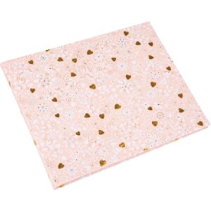 Zlatá kniha návštěv Finamente rosé 25x20 cm 100 stran