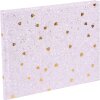 Zlatá kniha návštěv Finamente lilac 25x20 cm 100 bílých stran