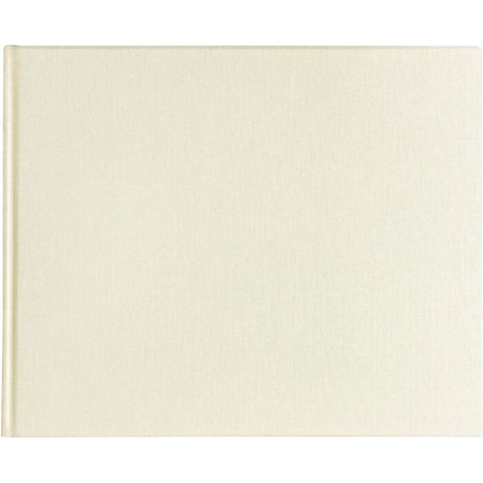 Zlatá kniha návštěv Linum Beige 25x20 cm 100 bílých stran