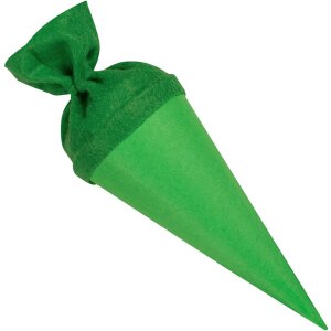 Goldbuch Bastelškolní taška 15 cm zelená s plstěným uzávěrem