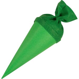 Goldbuch Bastelškolní taška 15 cm zelená s plstěným uzávěrem