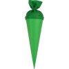 Goldbuch Školní kužel zelený s filcovým zapínáním 35 cm