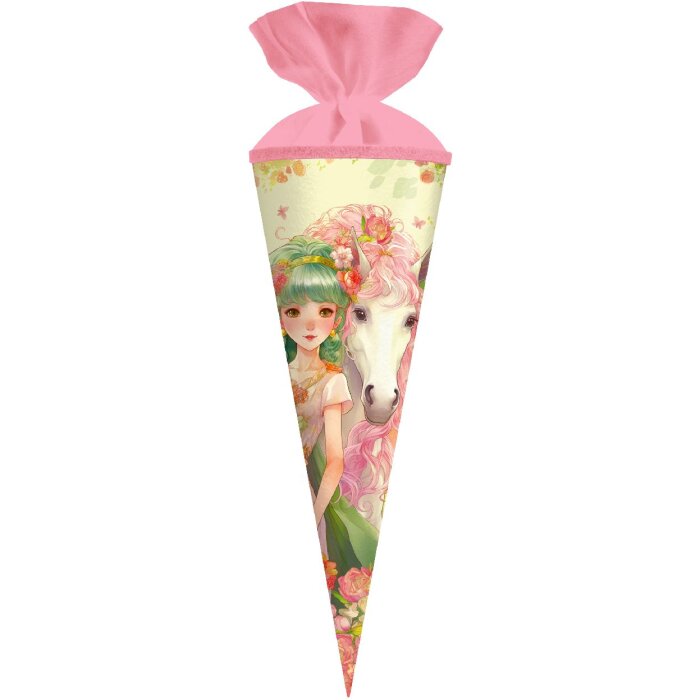 Goldbuch Školní taška 50 cm kulatá Akira s filcovým zapínáním