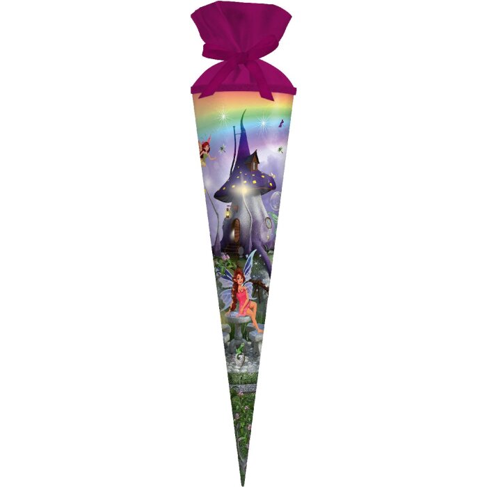 Školní kužel Goldbuch Sound & Light 70 cm fairy magic fialový