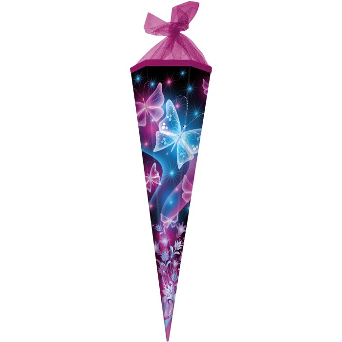 Goldbuch školní kužel 85 cm šestihranný motýl růžový